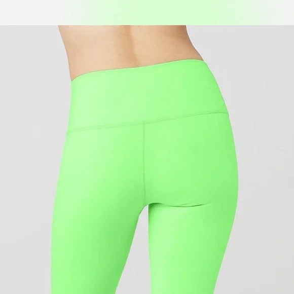 ALO Yoga Bright Green Leggings - Picture 2 of 6
